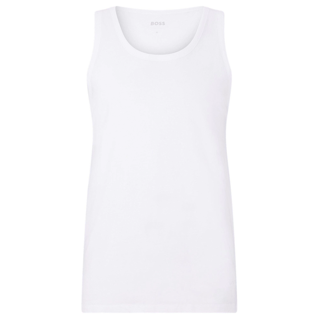 Hugo Boss 3 Pack Tank Top Vests - White 100